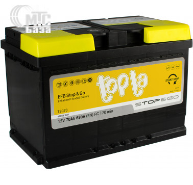 Аккумулятор Topla 6 CT-70 R  EFB Stop & Go [112070]  EN680 А 278x175x190 мм